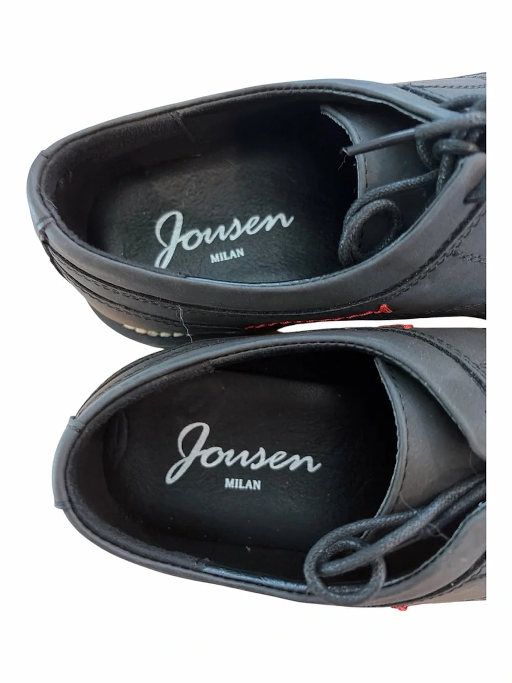 Jonsen Milan Shoes Men’s Size 10 Black Cap Tie Oxford